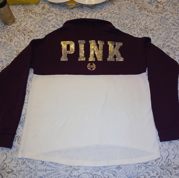 Victoria's Secret PINK Sequinned Sweatshirt - Picture 1 of 3